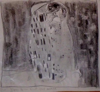 Slightly like Klimt's The Kiss Slightly like Klimt's The Kiss