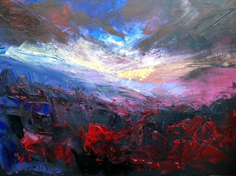 'Summer Storm Over Stanbury' 'Summer Storm Over Stanbury'