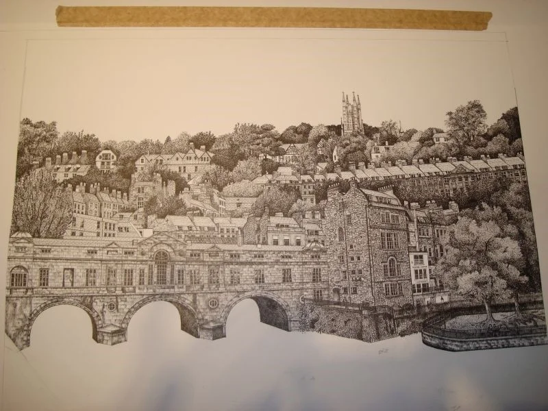 Pulteney Bridge - Bath in the making ! Pulteney Bridge - Bath in the making !