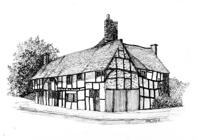 Partially Jettied House Stratford on Avon Partially Jettied House Stratford on Avon