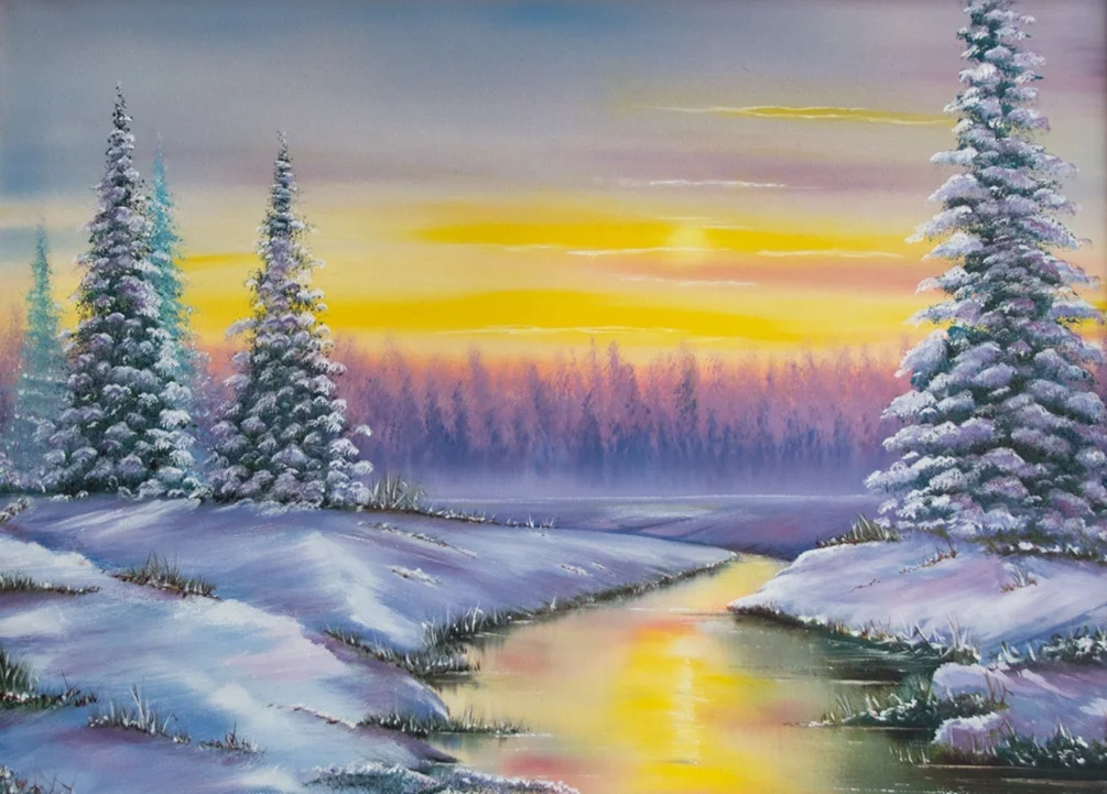 Snow scene 1 Snow scene 1