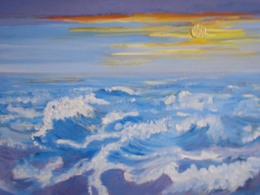 Sea And Sky by janetdaviesartist. Sea And Sky by janetdaviesartist.