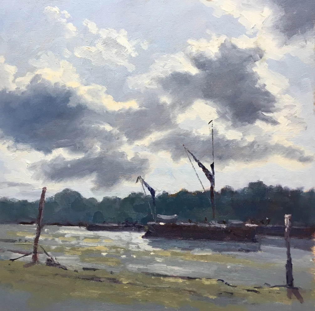 Backlit clouds, Pin Mill Backlit clouds, Pin Mill