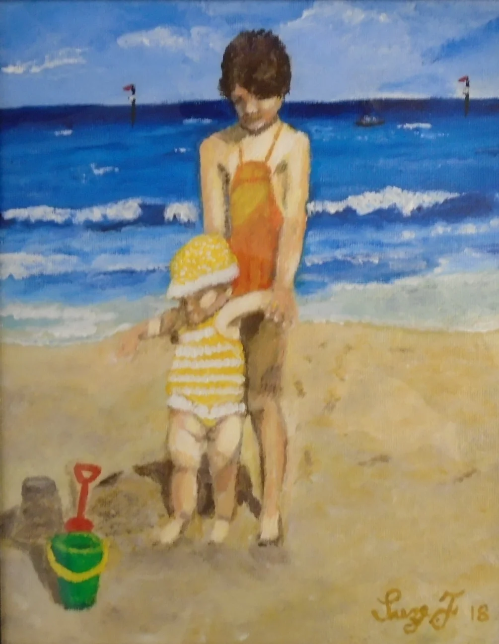 Me and my little sister on the beach. A long, long time ago! Me and my little sister on the beach. A long, long time ago!