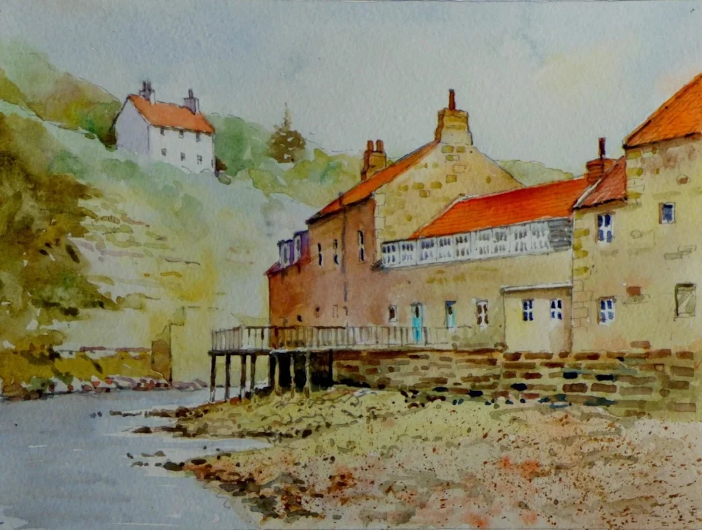 Staithes Beck near stepping stones Staithes Beck near stepping stones