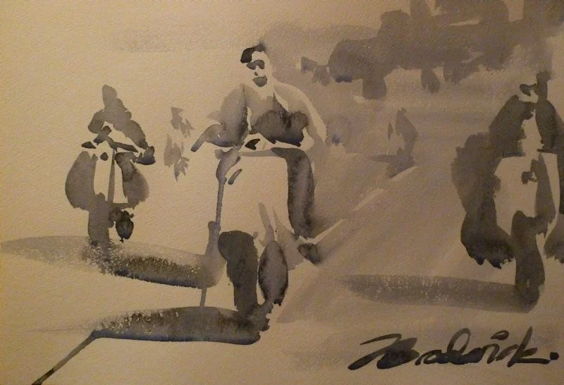 Mods - Quick 2 min watercolour sketch Mods - Quick 2 min watercolour sketch