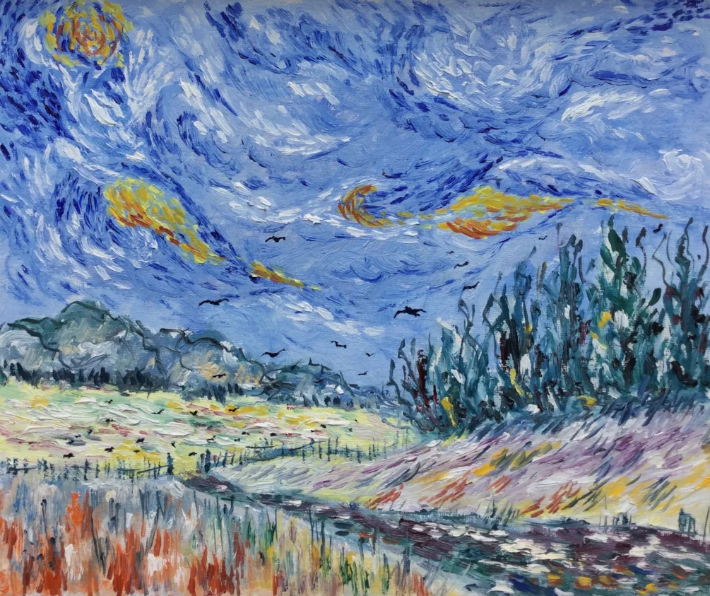 Rooks on the Back Field. Van Gogh comp entry No. 2 Rooks on the Back Field. Van Gogh comp entry No. 2