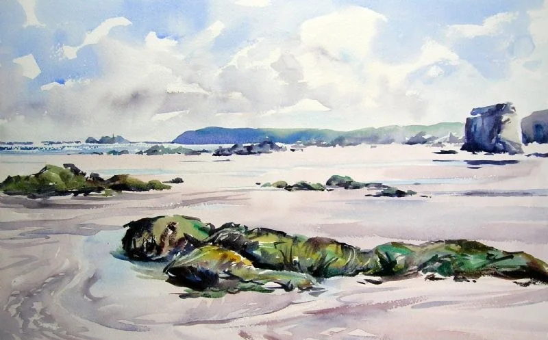 Gwithian beach, windswept Gwithian beach, windswept