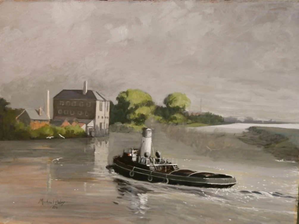 Tug on the River Trent - Morning Tug on the River Trent - Morning