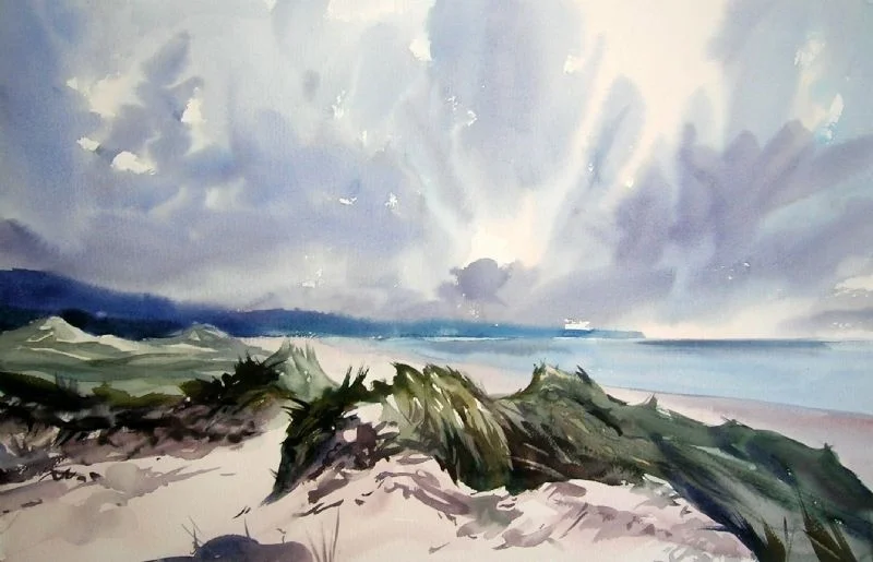 Approaching storm, Oxwich dunes, The Gower Approaching storm, Oxwich dunes, The Gower