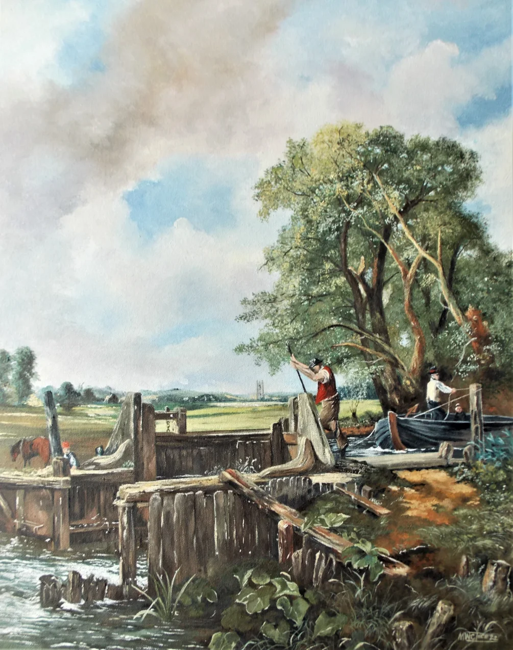 8 A Boat Passing a Lock after 24 hours 8 A Boat Passing a Lock after 24 hours
