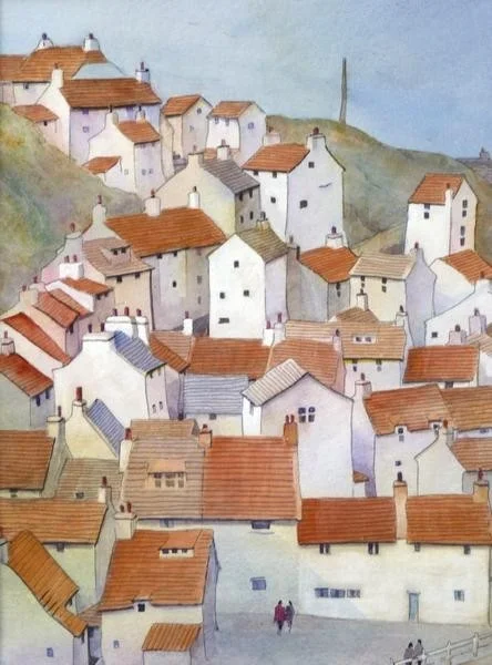 Staithes from east cliff Staithes from east cliff
