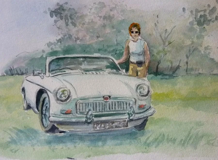 Mary and the MG Mary and the MG