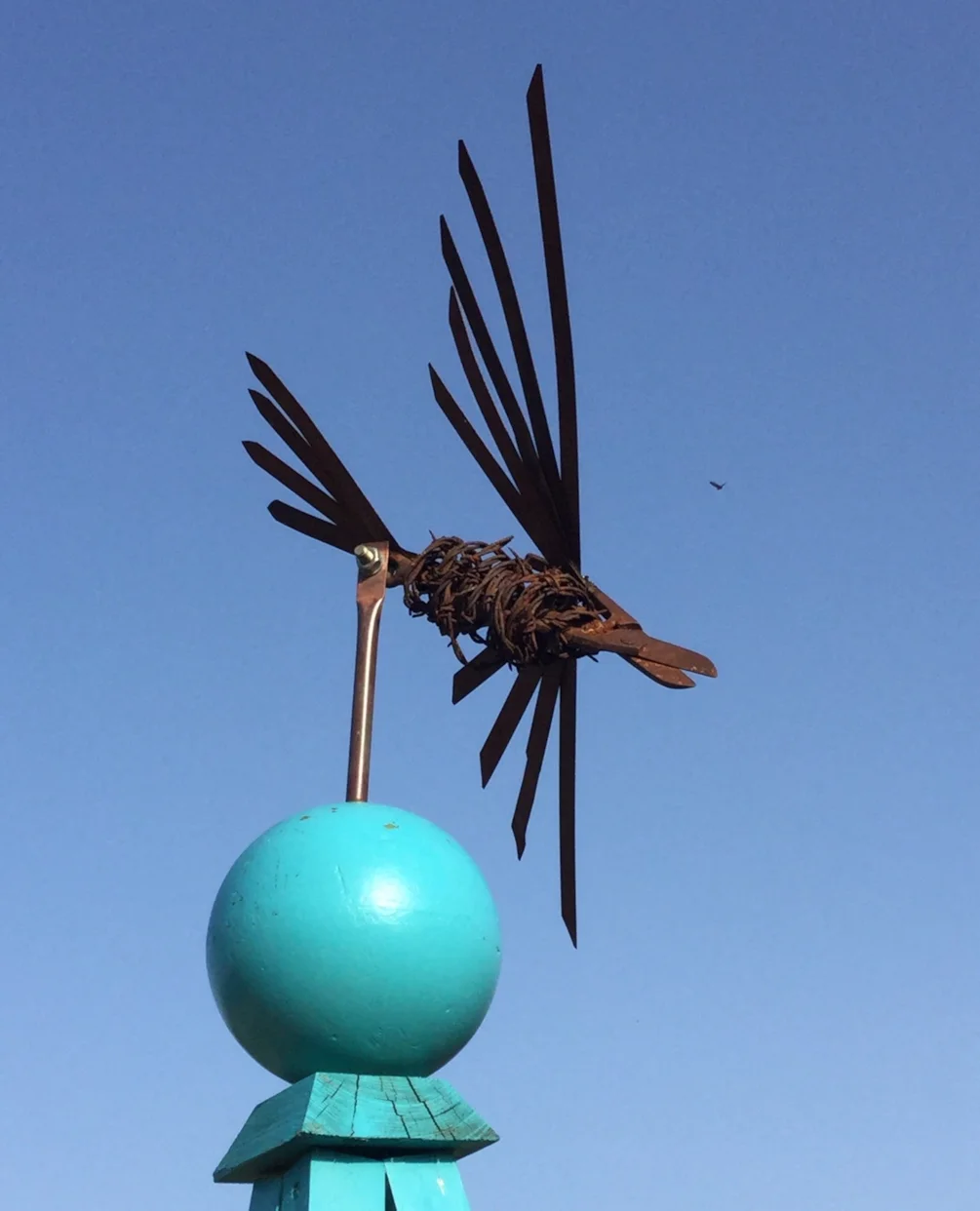 Billy ......weathervane.....scrap art? Billy ......weathervane.....scrap art?