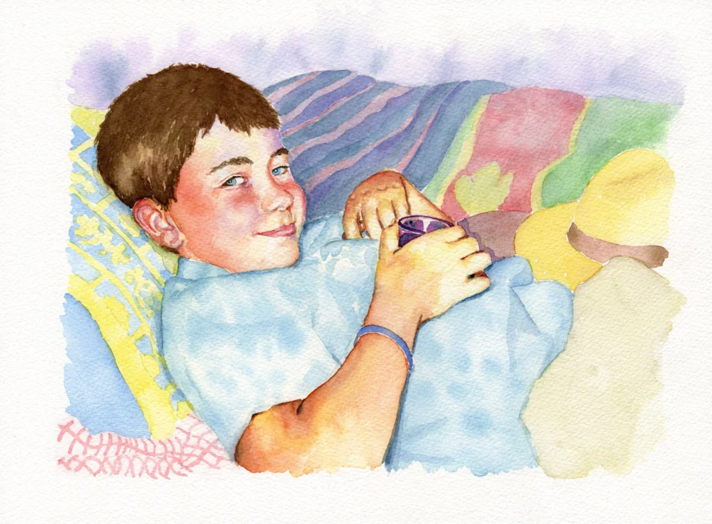Boy in the Bedouin Tent Boy in the Bedouin Tent