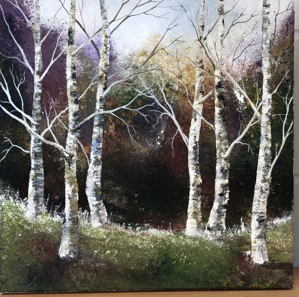 Autumn Birch Trees Autumn Birch Trees