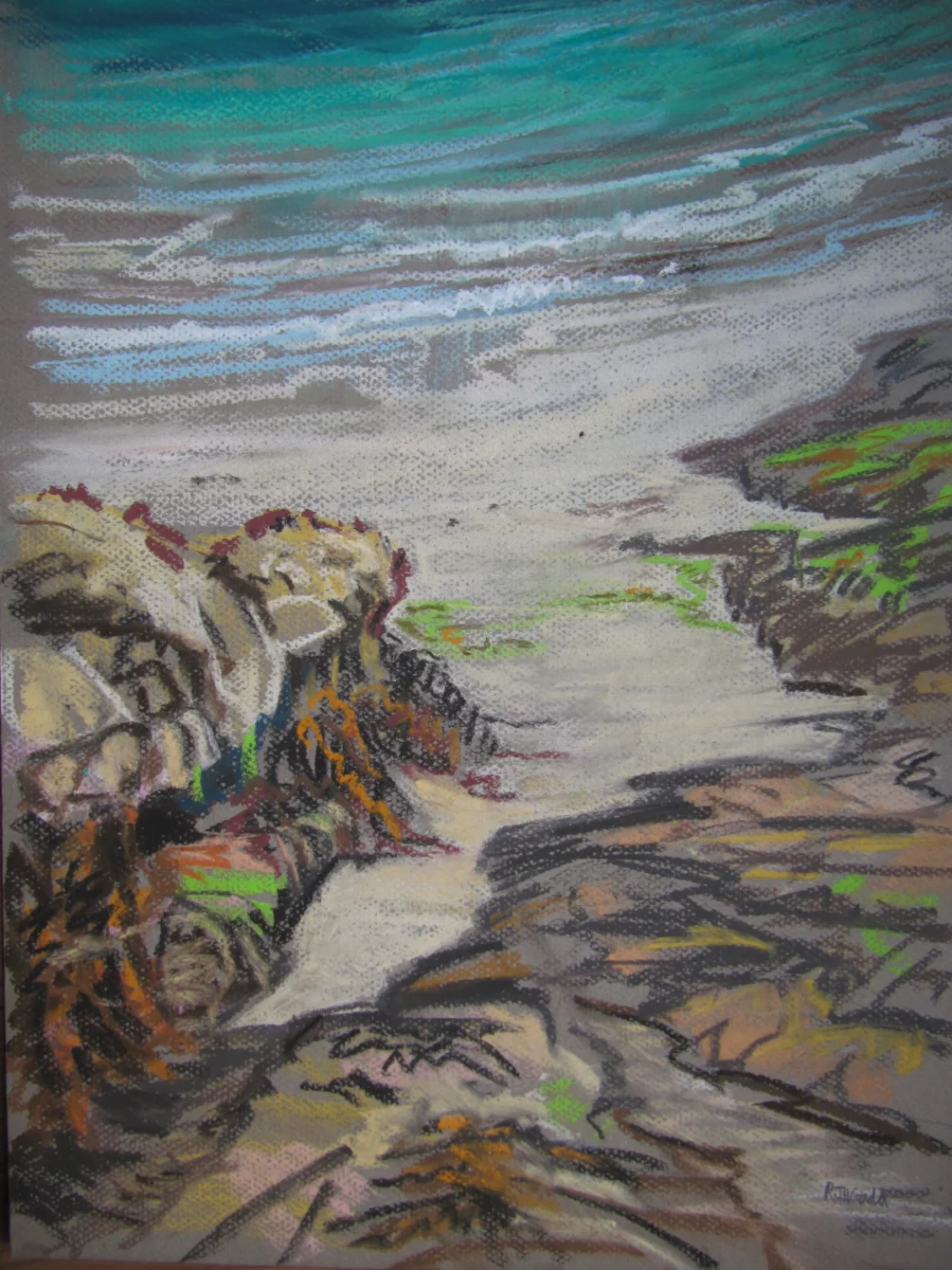 Rocks, Sand and Seaweed Rocks, Sand and Seaweed