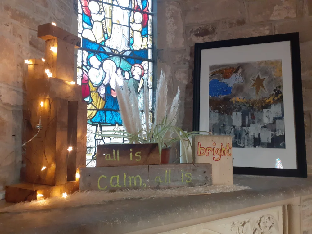 Art Installation - My Window, Nash Church Carol Service Dec 17th 2023 Art Installation - My Window, Nash Church Carol Service Dec 17th 2023