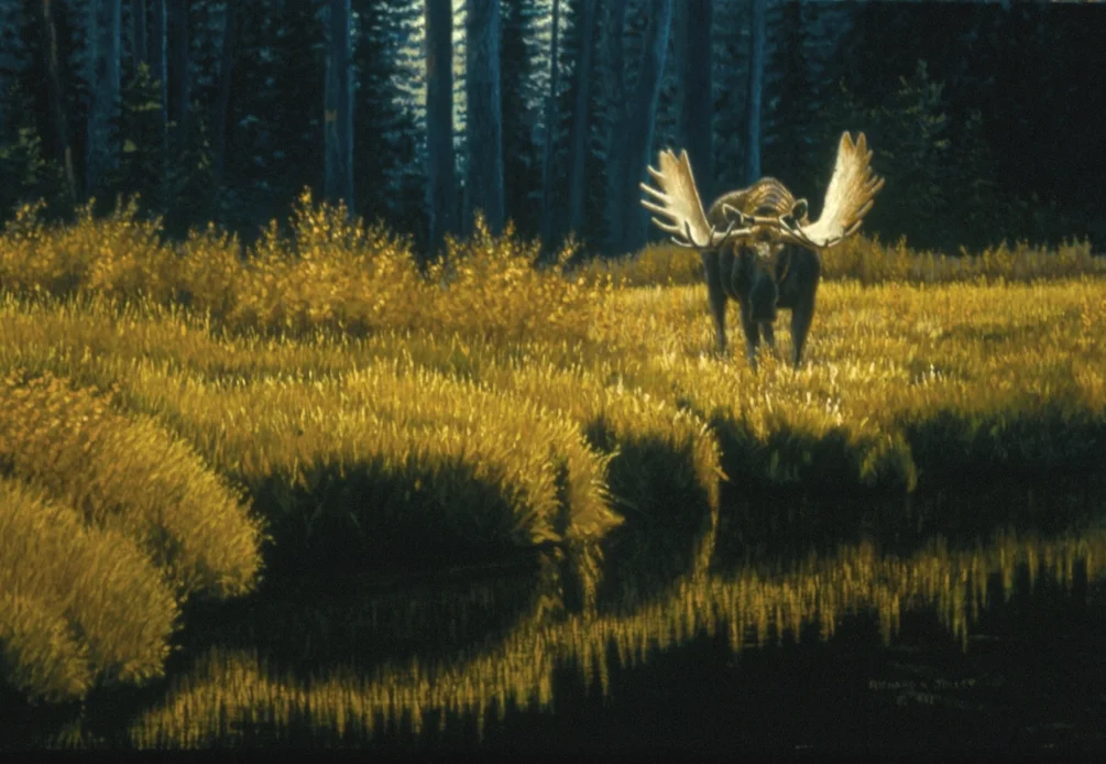 Autumn Confrontation 1992 24 x 36 oil Autumn Confrontation 1992 24 x 36 oil
