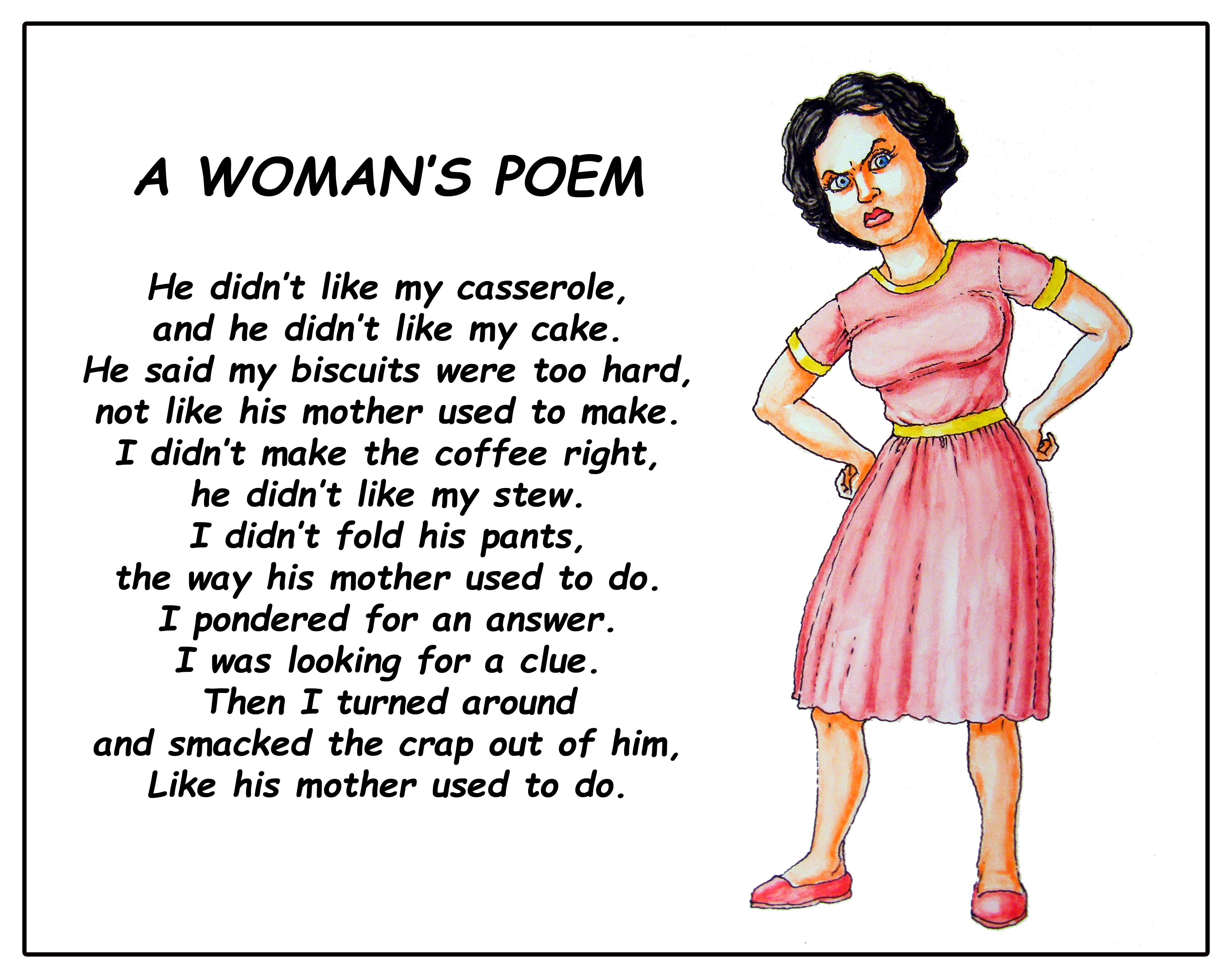 A woman's poem-small