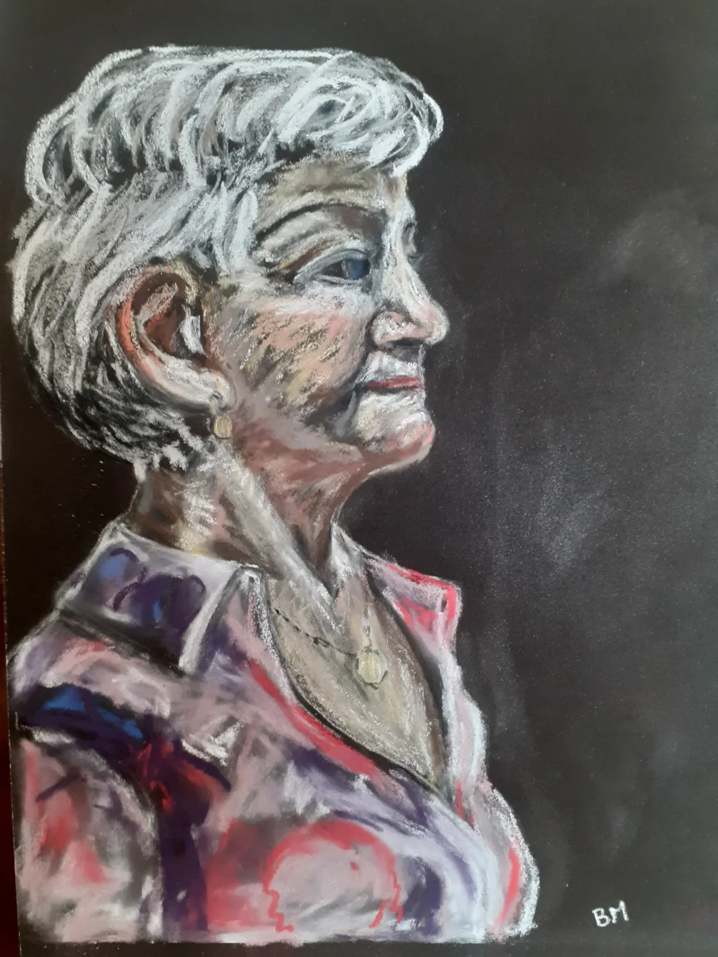 Carole - Ludlow Friday Group 22-3-2024, Soft pastel and pastel pencils on Sennelier pastel paper Carole - Ludlow Friday Group 22-3-2024, Soft pastel and pastel pencils on Sennelier pastel paper