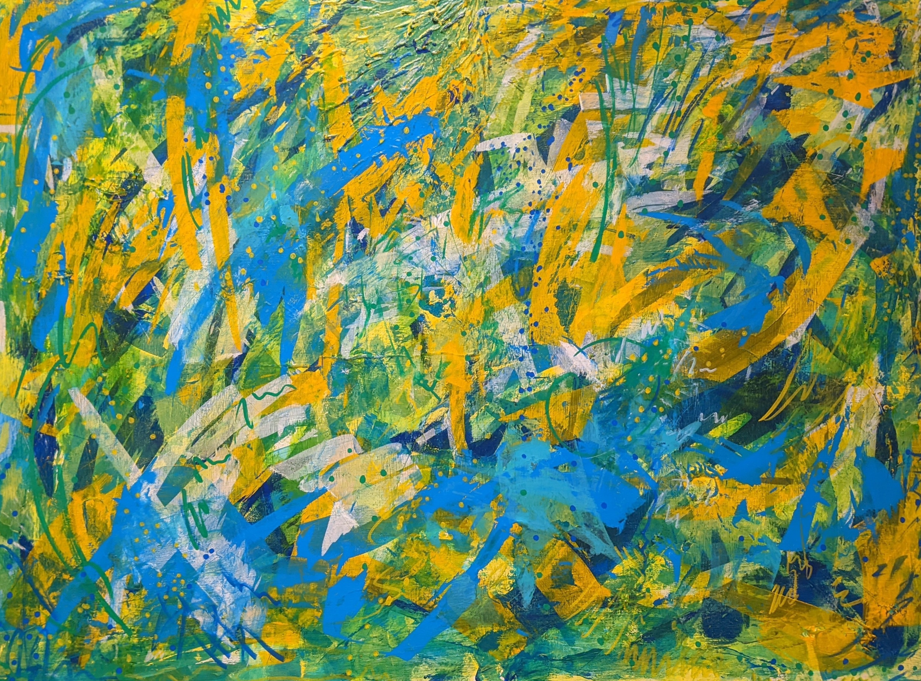 Catherine Sweet_The Sunshine Hour_Acrylic on canvas_76 x 102cm_£900