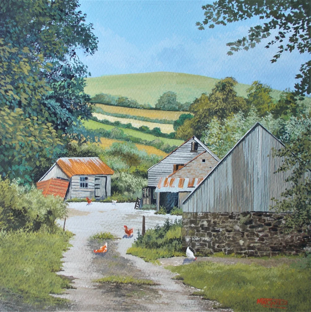 Farmyard at Widecombe Farmyard at Widecombe