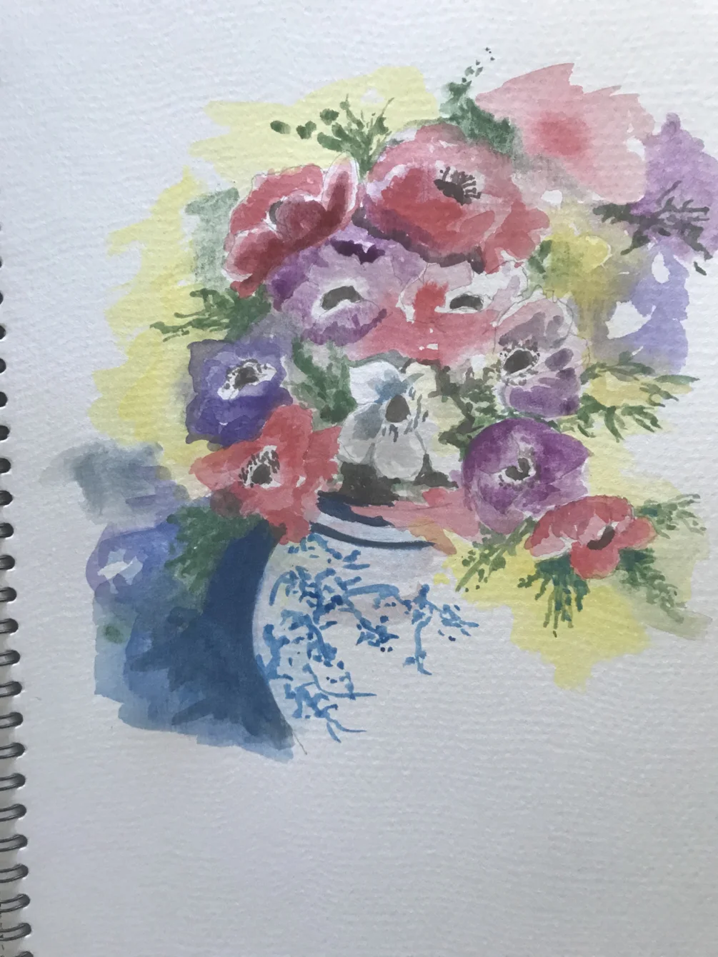 Inktense flowers Inktense flowers