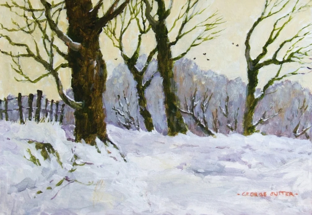 Lane to Elan after snow A Lane to Elan after snow A