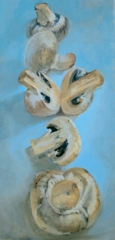 Mycology , oil painting, Lea Laboy