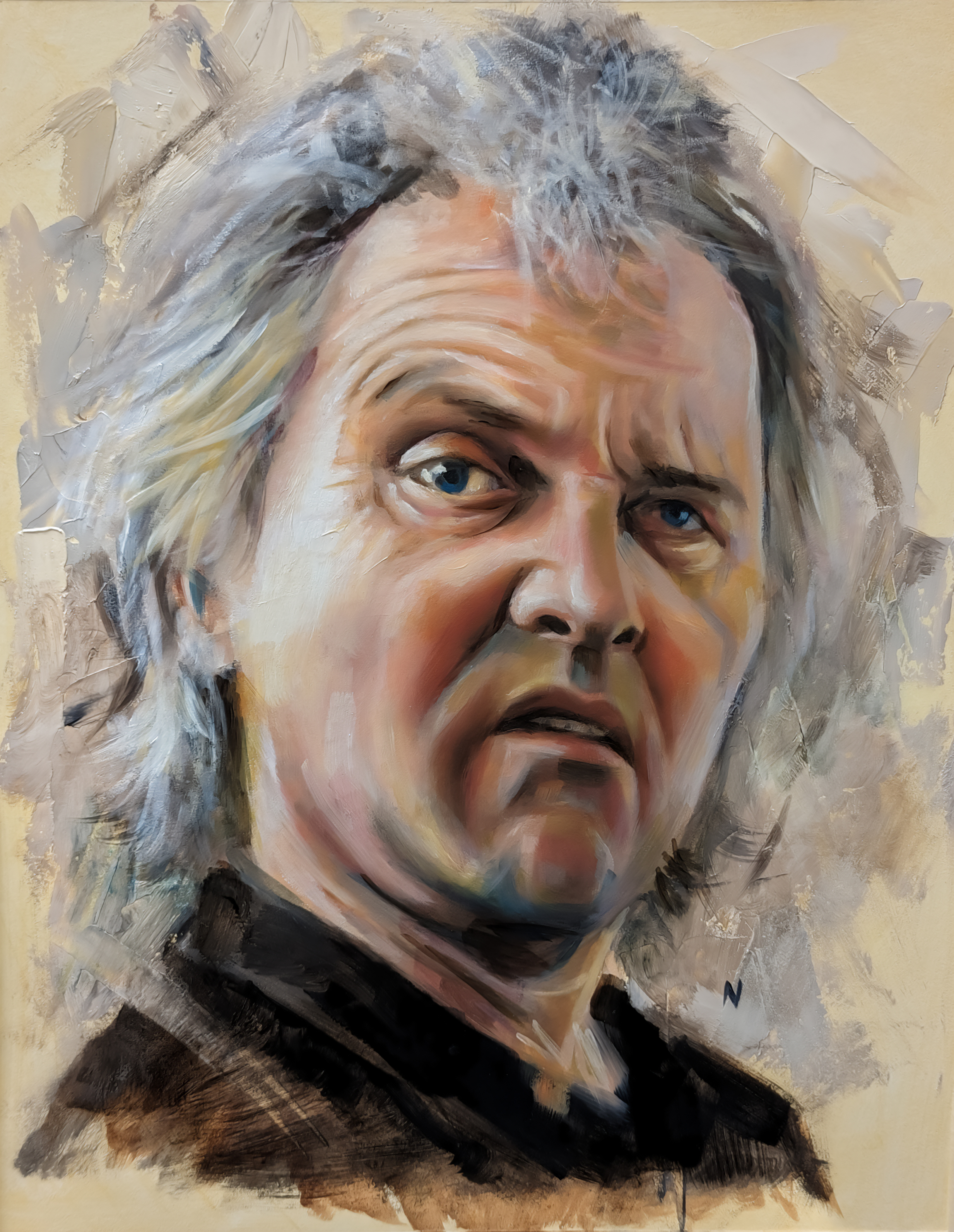 Rik Mayall paint