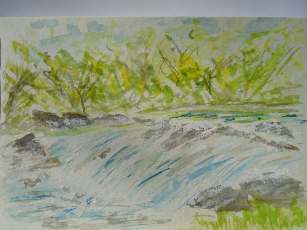 River waterfall River waterfall