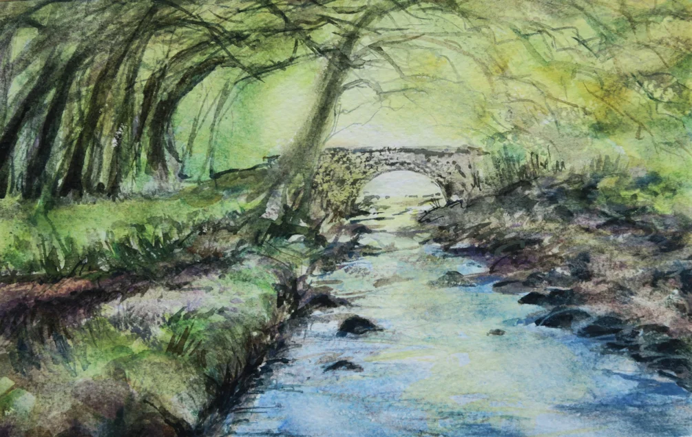 Robbers bridge dusk Robbers bridge dusk