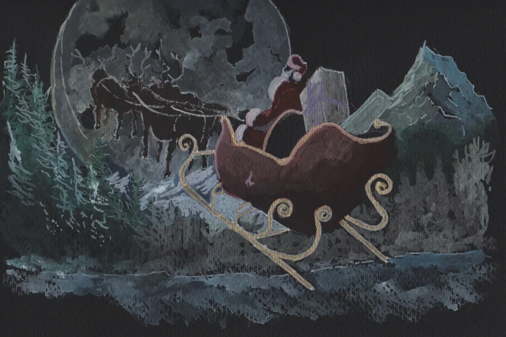 Santas sliegh Santas sliegh