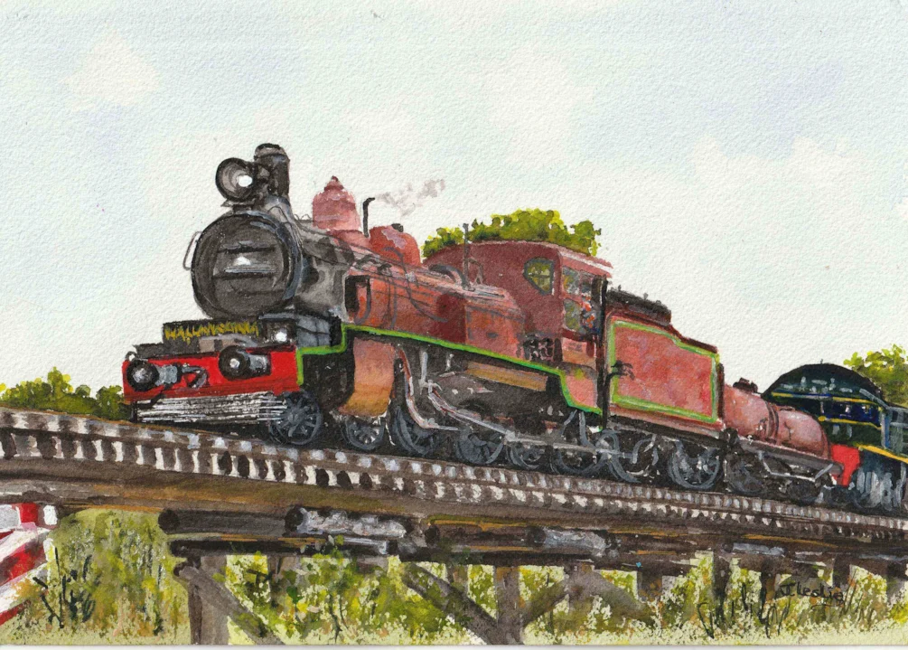 Wallangarra Steam train C17 Wallangarra Steam train C17
