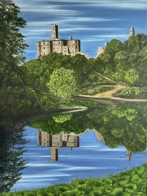 Warkworth castle Warkworth castle