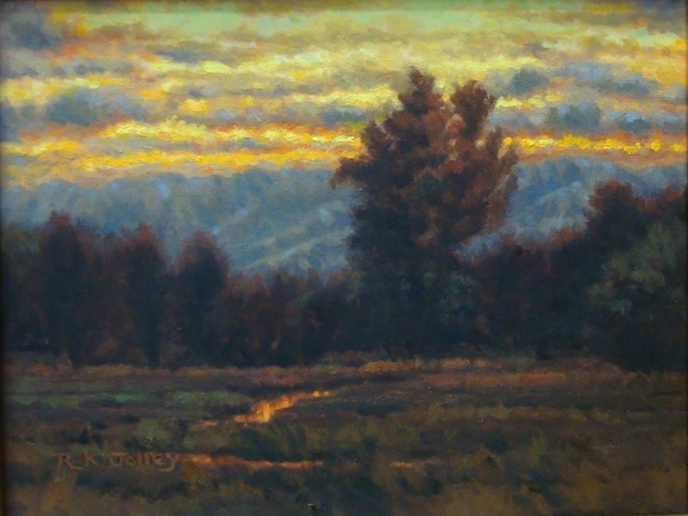 Wellsville Sunset, 11 x 14, oil on canvas, 2015 Wellsville Sunset, 11 x 14, oil on canvas, 2015