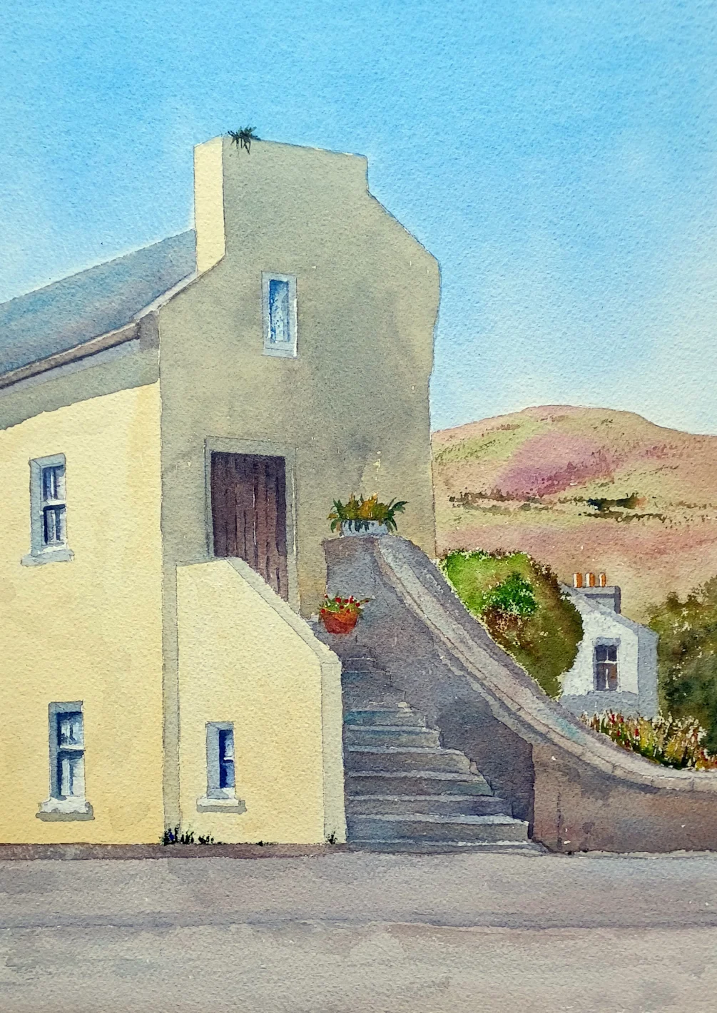 Yellow house, Peel (Isle of Man) Yellow house, Peel (Isle of Man)