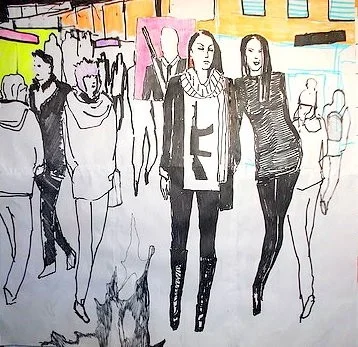 crowd scene 18 crowd scene 18