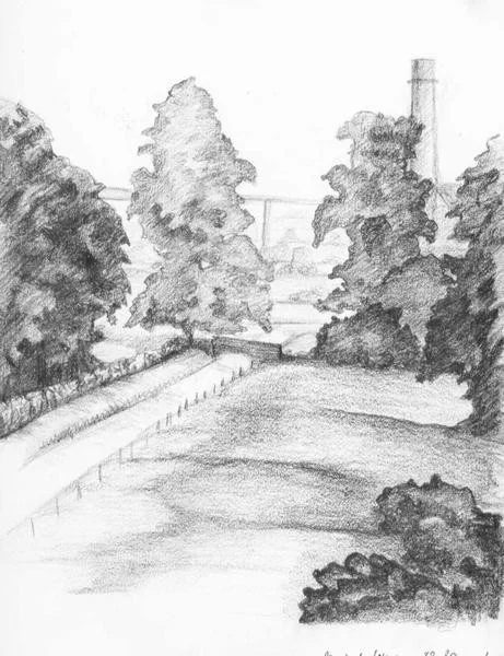 View of the 'New River' and part of Pumping Station View of the 'New River' and part of Pumping Station