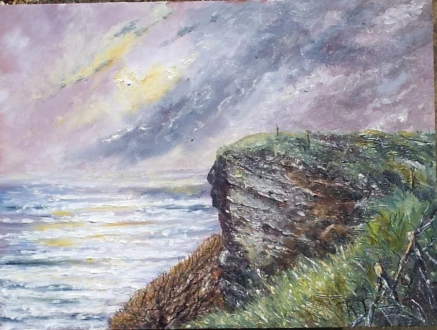 Morning View, Cliffs near Blackgang Morning View, Cliffs near Blackgang
