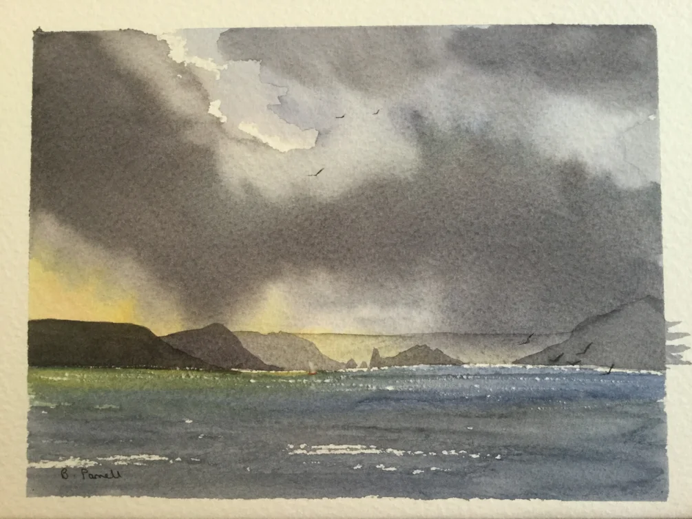 Seascape sketch Seascape sketch