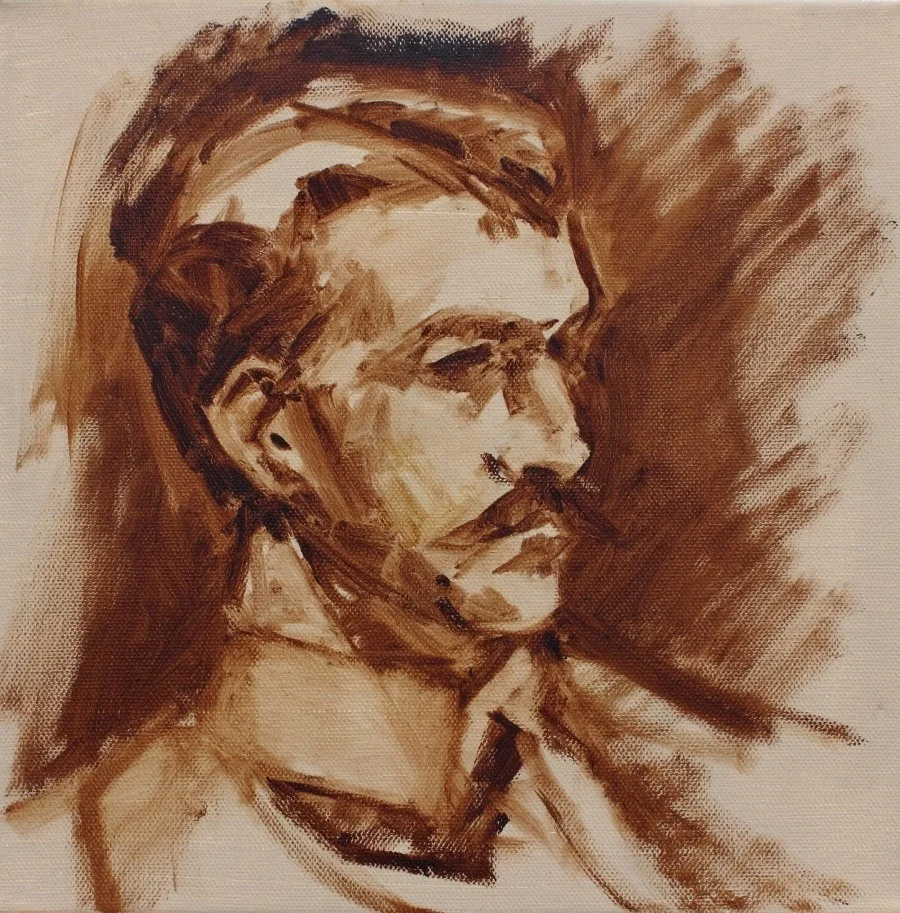 Study after Anders Zorn's painting of William B.Ogden, 1895 Study after Anders Zorn's painting of William B.Ogden, 1895