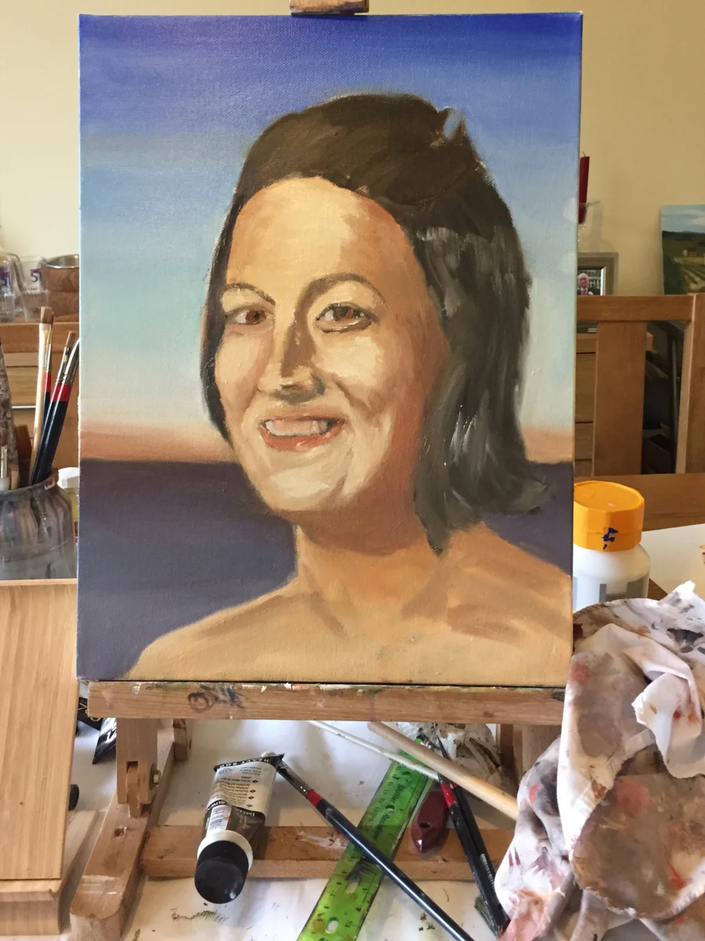 WIP portrait practice- Toni WIP portrait practice- Toni