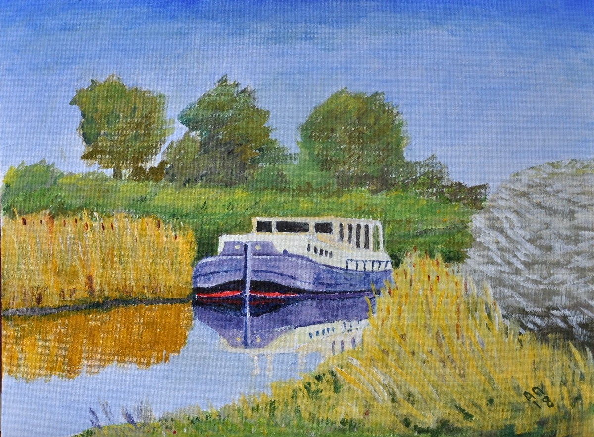 The River Stour, Sandwich (An April Evening)