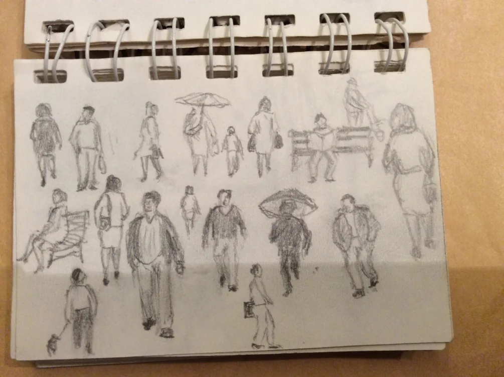sketched people in sketch pad sketched people in sketch pad