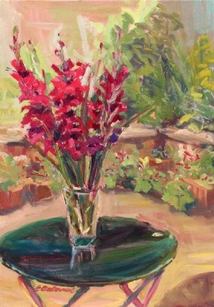 Gladiolus in Vase Gladiolus in Vase