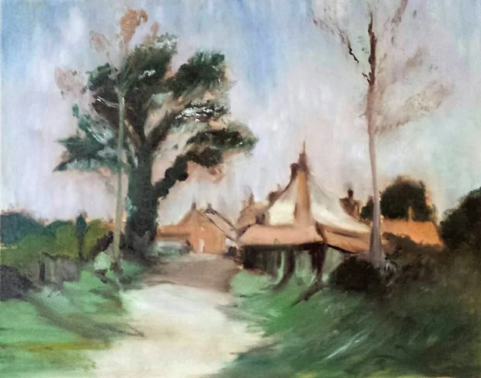Ludham Cottage After Edward Seago Ludham Cottage After Edward Seago