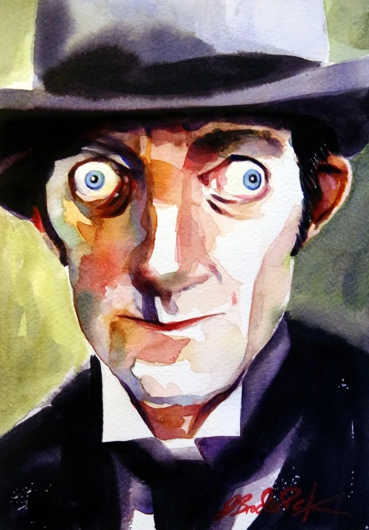 'Self Portrait (Only joking) - Marty Feldman 'Self Portrait (Only joking) - Marty Feldman