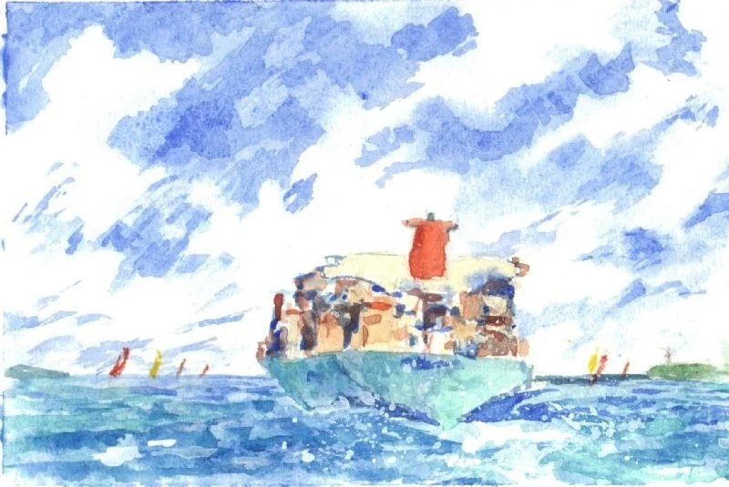 container ship container ship